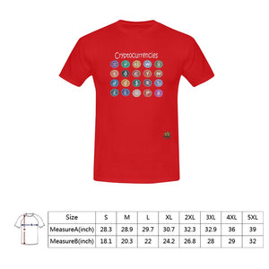 #Rossolini1# Cryptocurrencies Red T-Shirt