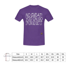 #No Sweat# Purple T-Shirt