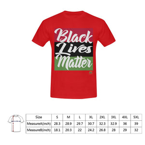 #Rossolini1# Black Lives Matter - Red T-Shirt