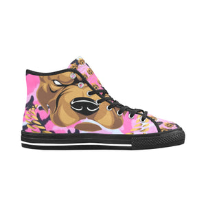 #Rossolini1# Streetz Pink/Black Camo Vancouver H Women's Canvas Shoes (1013-1)