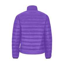 #Rossolini1# Purple Stand Collar Padded Jacket (Model H41)