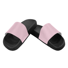 #Rossolini1# Light Pink Men's Slide Sandals/Large Size (Model 057)