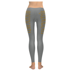 #Rossolini1# TheName Dark Gray Low Rise Leggings (Invisible Stitch) (Model L05)