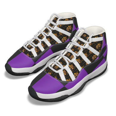 Rossolini1 Purple/Black Men's High Top Basketball Shoes