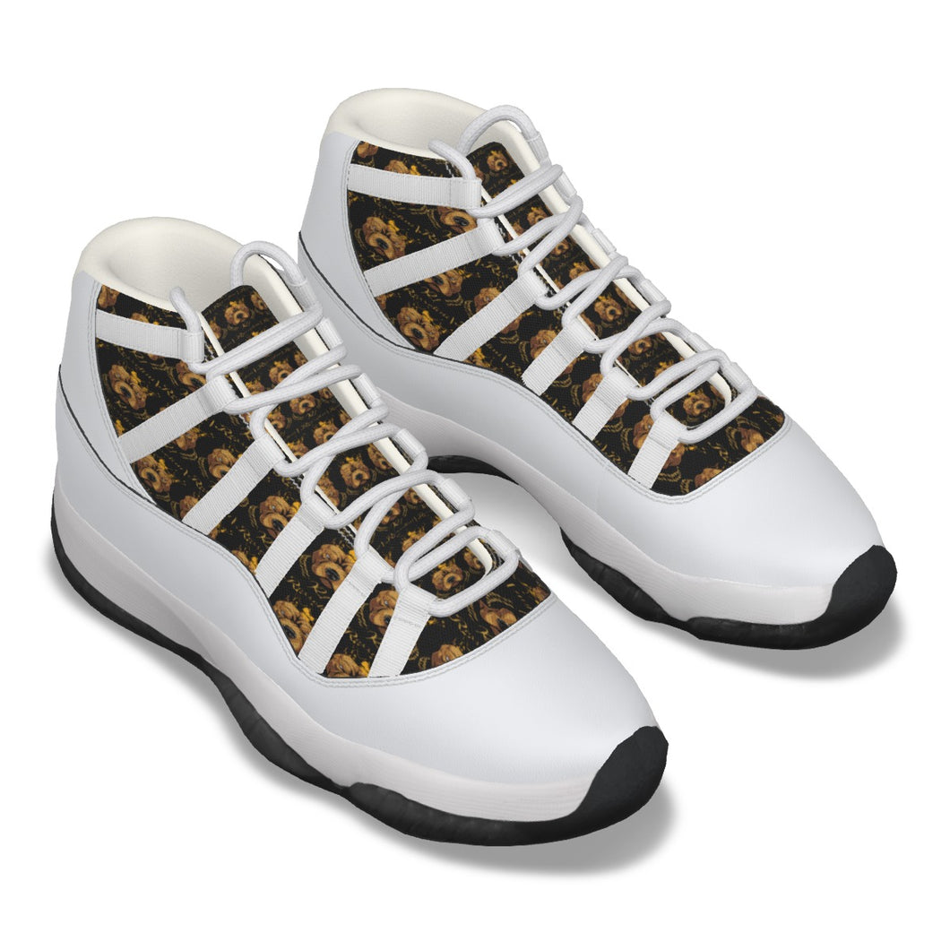 Rossolini1 White Men's High Top Basketball Shoes