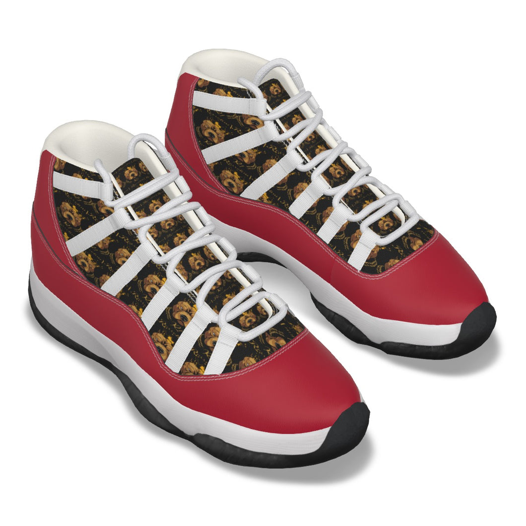 Rossolini1 Red Men's High Top Basketball Shoes
