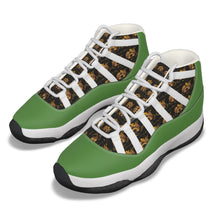 Rossolini1 Grass Green Women's High Top Basketball Shoes