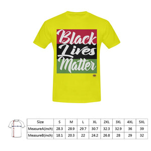 #Rossolini1# Black Lives Matter - Yellow T-Shirt