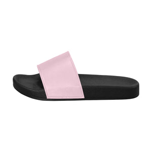 #Rossolini1# Light Pink Men's Slide Sandals/Large Size (Model 057)