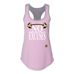 #NO EXCUSES# Women's Racerback Tank