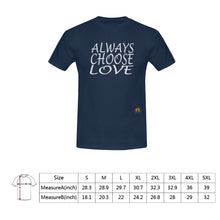 #Rossolini1# Always Choose Love Navy Blue T-Shirt