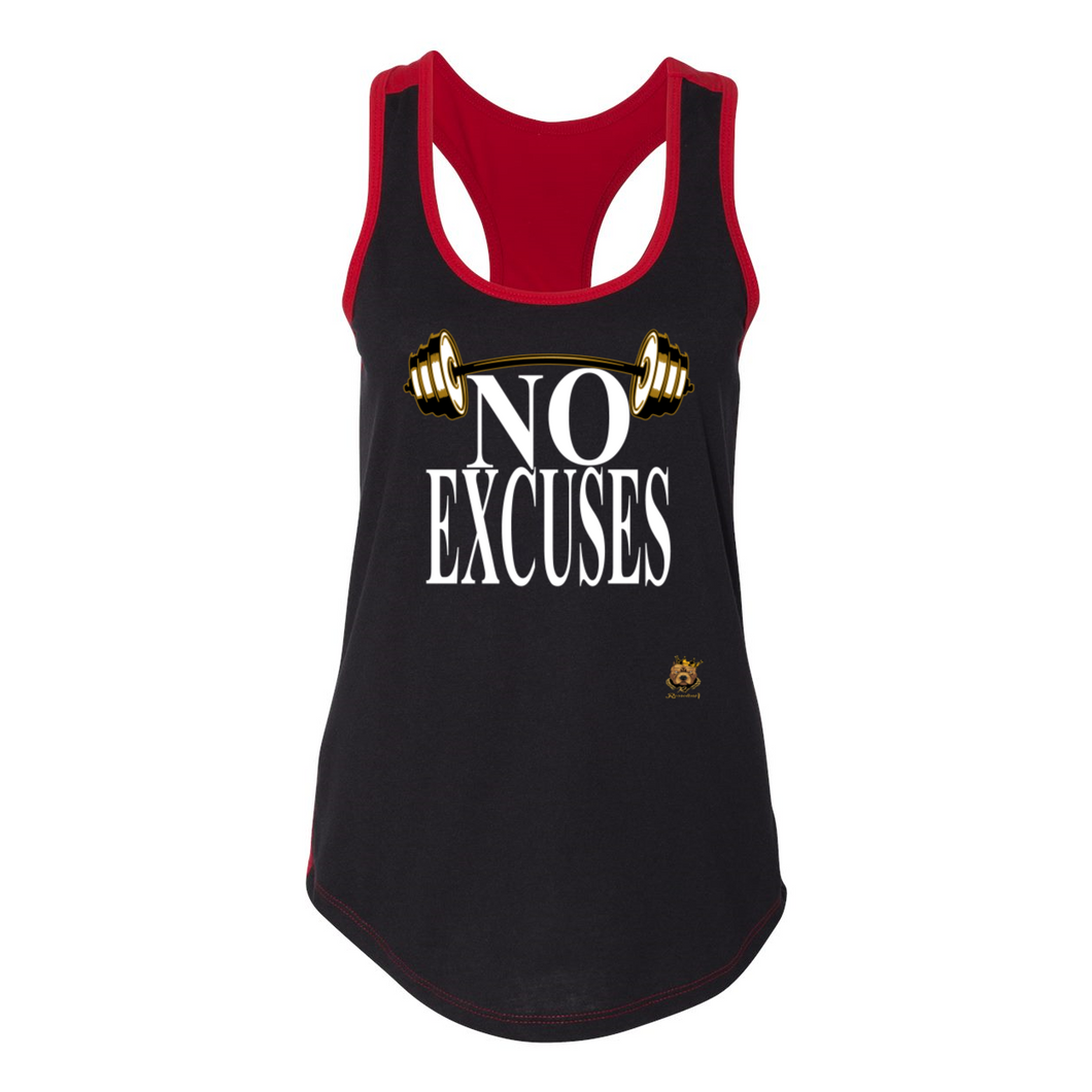 #NO EXCUSES# Women's Racerback Tank