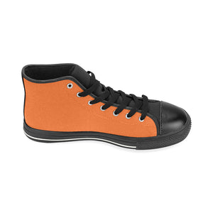 #Rossolini1# InSider Orange High Top Canvas Shoes for Kid (Model 017)