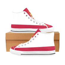 #Rossolini1# Flavor White/Red Vancouver H Men's Canvas Shoes (1013-1)