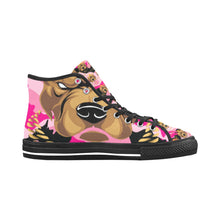 #Rossolini1# Streetz Black/Pink Camo Vancouver H Men's Canvas Shoes (1013-1)