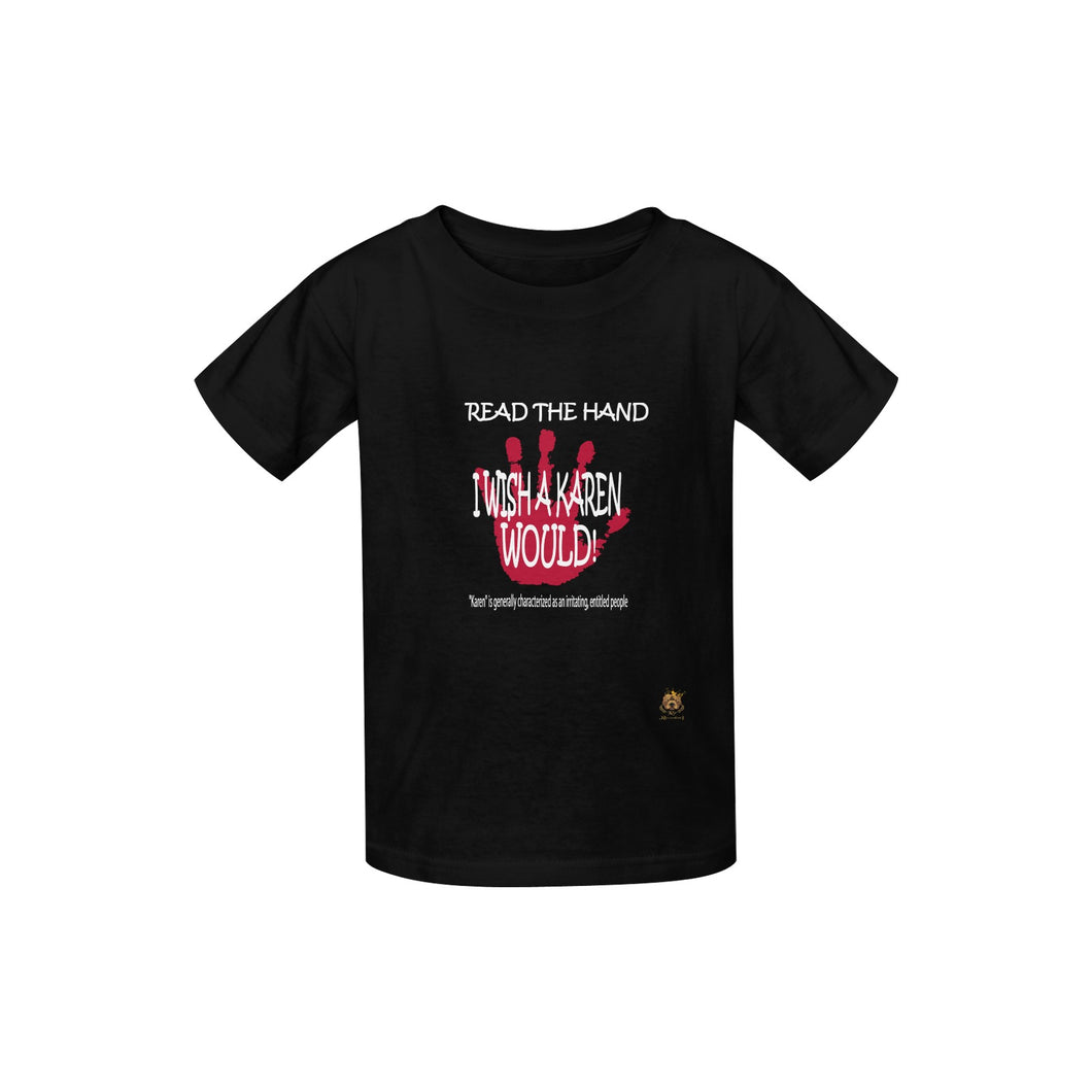 #Rossolini1# Read The Hand Black Kid's  Classic T-shirt (Model T22)