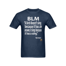 #A Bird Sings# Navy Blue T-Shirt