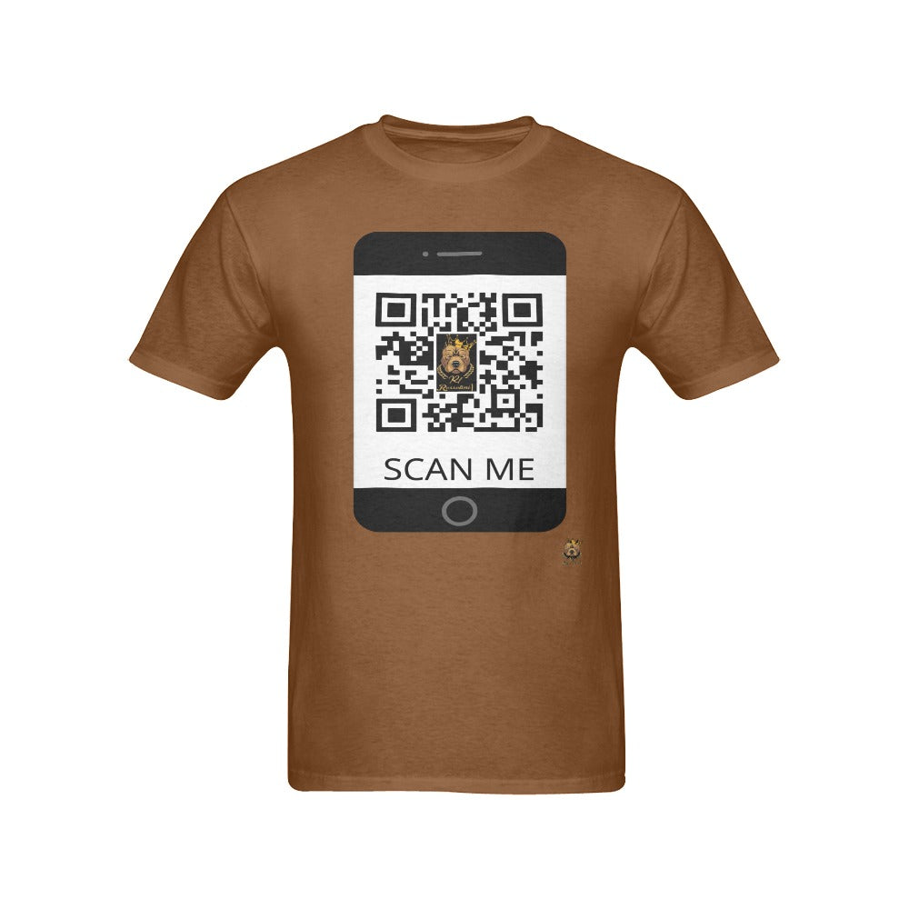 #Rossolini1# Scan Me Brown T-Shirt