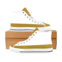 #Rossolini1# Flavor White/Gold Vancouver H Men's Canvas Shoes (1013-1)