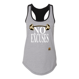 #NO EXCUSES# Women's Racerback Tank