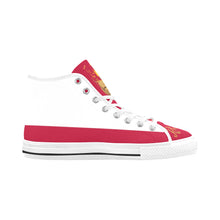 #Rossolini1# Flavor White/Red Vancouver H Men's Canvas Shoes (1013-1)