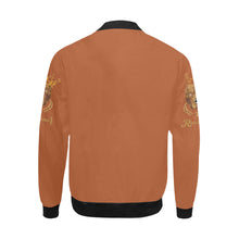 #MASKOFF# Root Beer Bomber Jacket for Men (Model H31)