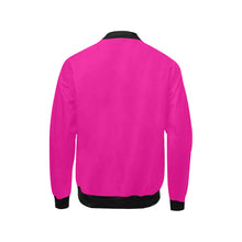 #Rossolini1# In Your Face Hot Pink Kids' Bomber Jacket (Model H40)