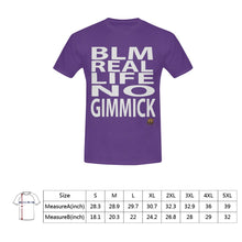 #BLM# No Gimmick Purple T-Shirt