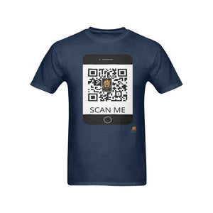 #Rossolini1# Scan Me Navy Blue T-Shirt