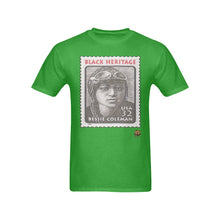 #Stamped# Bessie Coleman Green T-Shirt