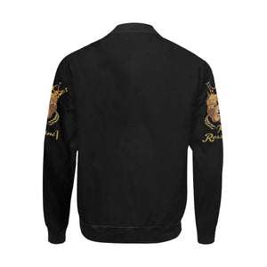 #MASKOFF# Black Bomber Jacket for Men (Model H31)