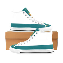 #Rossolini1# Flavor White/Kelly Green Vancouver H Men's Canvas Shoes (1013-1)