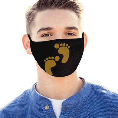 #FOOT PRINTS# Mouth Mask