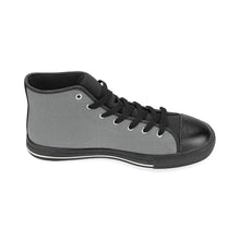 #Rossolini1# InSider Dark Gray High Top Canvas Shoes for Kid (Model 017)