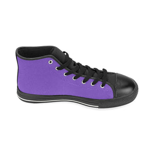 #Rossolini1# InSider Purple High Top Canvas Shoes for Kid (Model 017)