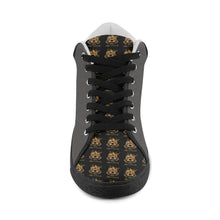 #Rossolini1# TimeLess Asphalt Women's Chukka Canvas Shoes (Model 003)