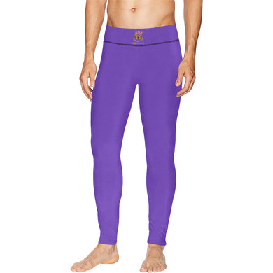 #MASKOFF# Purple Meggings (Model L38)