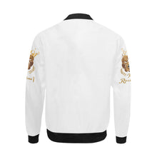 #MASKOFF# White Bomber Jacket for Men (Model H31)