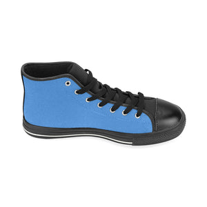 #Rossolini1# InSider Blue High Top Canvas Shoes for Kid (Model 017)