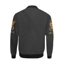 #MASKOFF# Charcoal Bomber Jacket for Men (Model H31)