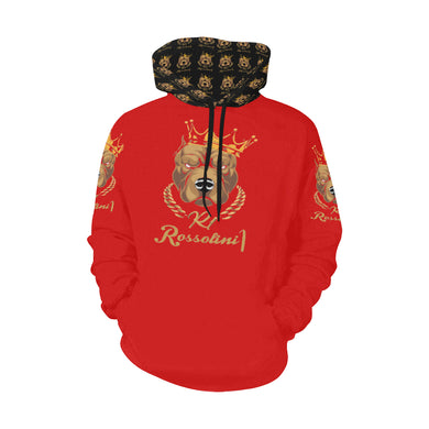 #MASK OFF# Red Hoodie for Men (Model H13)