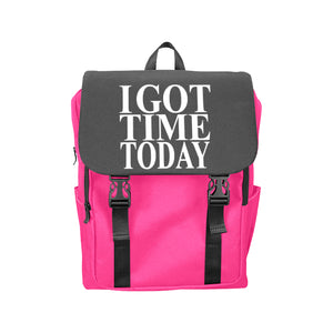 #I GOT TIME TODAY# Casual Shoulders Backpack (Model 1623)