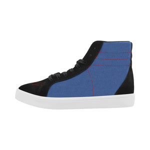#Rossolini1# Royal Blue Capricorn High Top Casual Shoes for Men (Model 037)