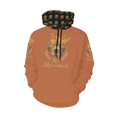 #MASK OFF# Root Beer Hoodie for Men (Model H13)