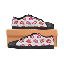 #Rossolini1# LIPS Canvas Shoes for Women/Large Size (Model 016)