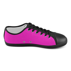 #Rossolini1# Hot Pink Canvas Shoes for Women/Large Size (Model 016)