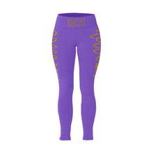 #Rossolini1# TheName Purple Plus Size High Waist Leggings (Model L44)