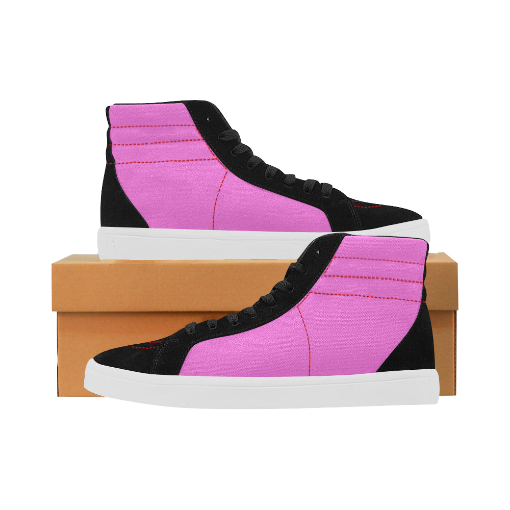 #Rossolini1# Pink Capricorn High Top Casual Shoes for Women (Model 037)