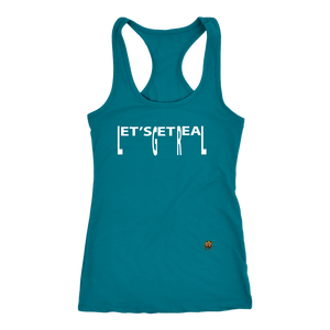 #LET'SGETREAL# 2 Racerback Tank