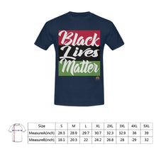 #Rossolini1# Black Lives Matter - Navy Blue T-Shirt